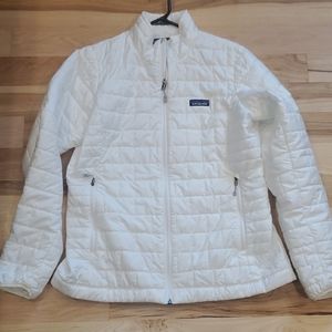 Patagonia Jacket - White - Size Large (L) - Nano